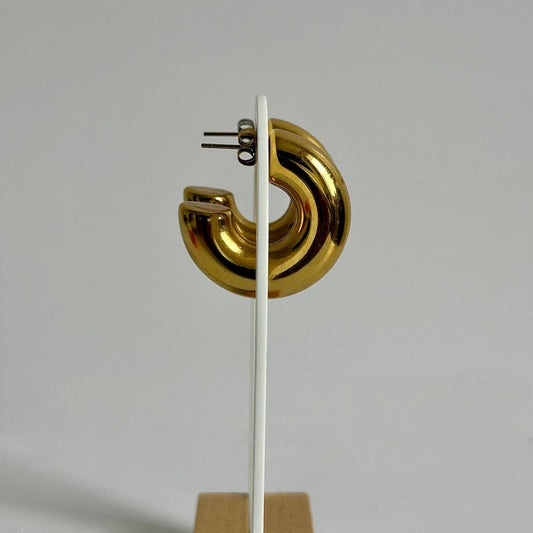 Zuri Chunky Hoops - Gold