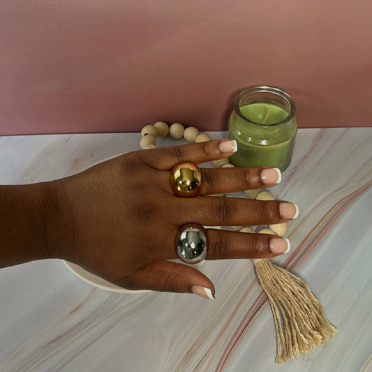 Dezeen Dome Ring - Silver