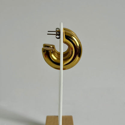 Zuri Chunky Hoops - Gold